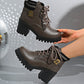 Last day for 50% offD🛍️🛒Women's Lace-Up Martin Boots