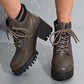 Last day for 50% offD🛍️🛒Women's Lace-Up Martin Boots