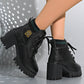 Last day for 50% offD🛍️🛒Women's Lace-Up Martin Boots