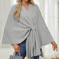 💗LAST DAY PROMOTION - 50%OFF💗Women's Elegant Soft Open Front Poncho Sweater