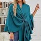 💗LAST DAY PROMOTION - 50%OFF💗Women's Elegant Soft Open Front Poncho Sweater