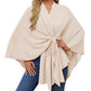 💗LAST DAY PROMOTION - 50%OFF💗Women's Elegant Soft Open Front Poncho Sweater