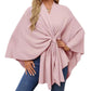 💗LAST DAY PROMOTION - 50%OFF💗Women's Elegant Soft Open Front Poncho Sweater