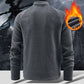 🔥 LAST DAY PROMOTION - 73%OFF 🔥Men's Warm Solid Half Zip Long-Sleeve Tops