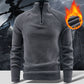 🔥 LAST DAY PROMOTION - 73%OFF 🔥Men's Warm Solid Half Zip Long-Sleeve Tops