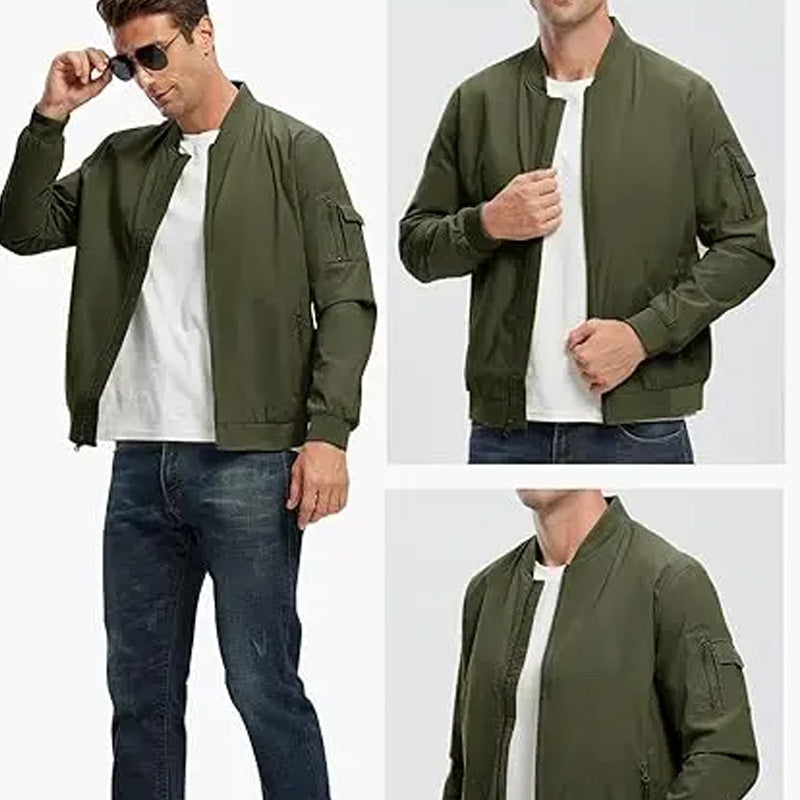 💥New Arrivals: 50% Off-Men's Lightweight Bomber Jacket✈️ free shipping