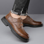 ⏰LAST DAY PROMOTION - 50%OFF⏰ Men's Breathable Retro PU Leather Soft Sole Shoes