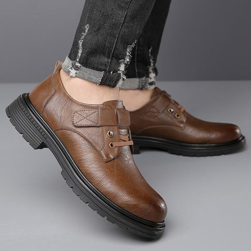 ⏰LAST DAY PROMOTION - 50%OFF⏰ Men's Breathable Retro PU Leather Soft Sole Shoes