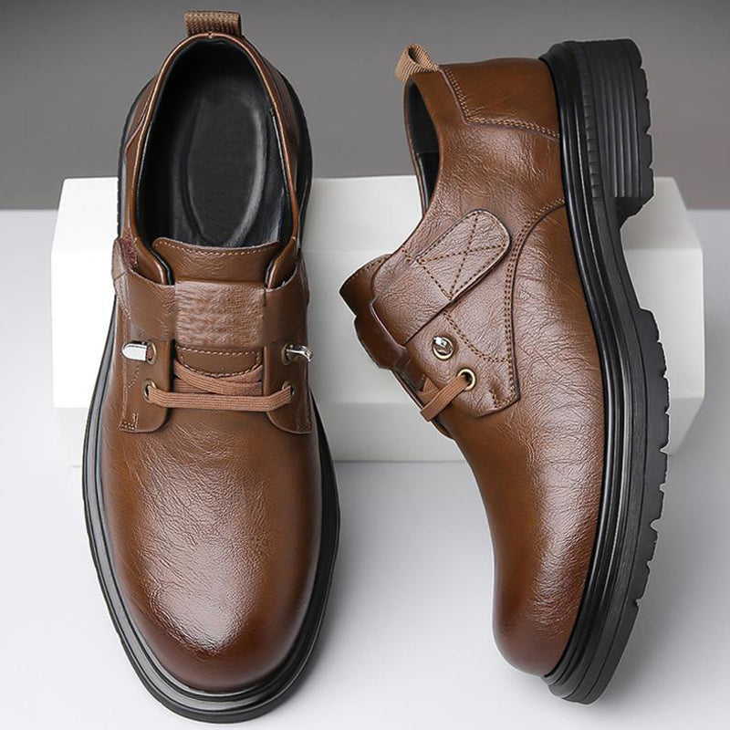 ⏰LAST DAY PROMOTION - 50%OFF⏰ Men's Breathable Retro PU Leather Soft Sole Shoes