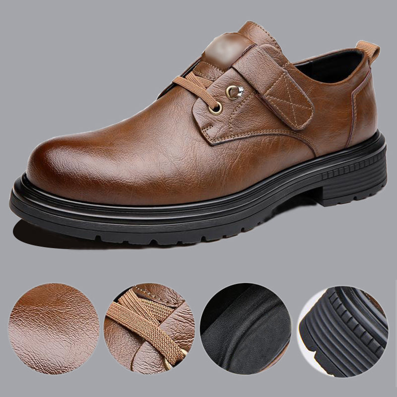 ⏰LAST DAY PROMOTION - 50%OFF⏰ Men's Breathable Retro PU Leather Soft Sole Shoes