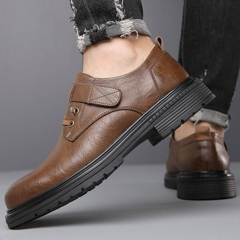⏰LAST DAY PROMOTION - 50%OFF⏰ Men's Breathable Retro PU Leather Soft Sole Shoes