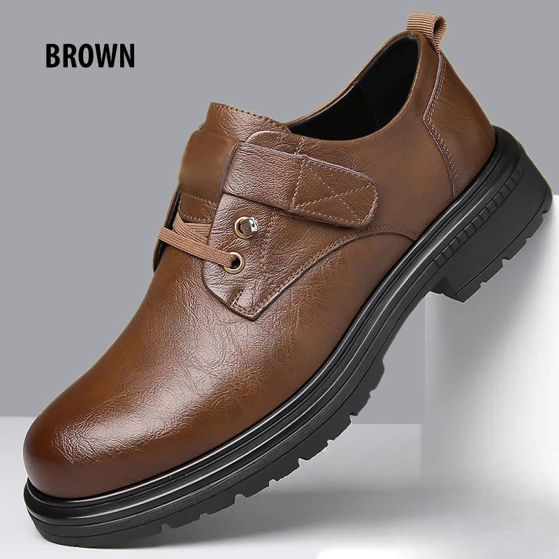 ⏰LAST DAY PROMOTION - 50%OFF⏰ Men's Breathable Retro PU Leather Soft Sole Shoes