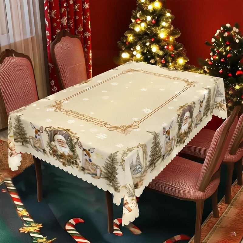 🔥Joyful Festive Classic Christmas Tablecloth
