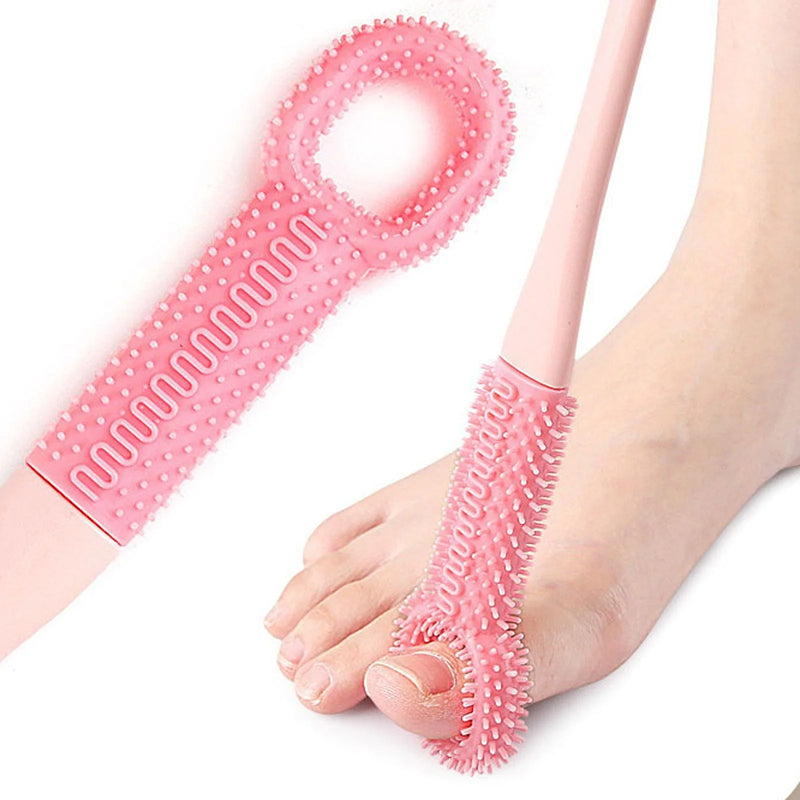 🦶 BUY 1 GET 1 FREE! ✨ Long-Handle Foot Scrubbing Brush - Reaches Toes & Heels Easily, Exfoliates Dead Skin & Improves Circulation 🧼📦