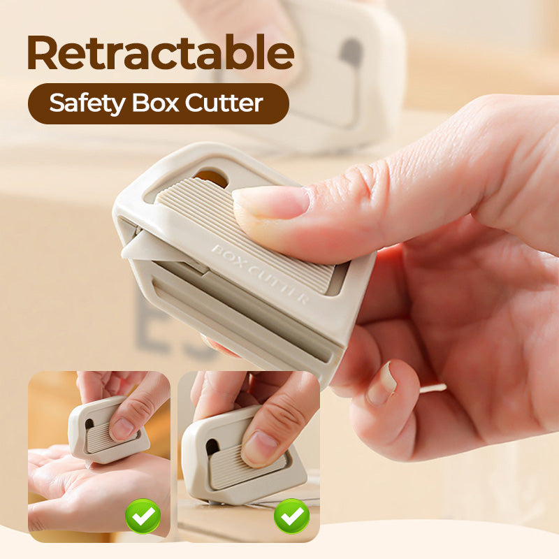📦LAST DAY PROMOTION-BUY 1 GET 1 FREE! ✨ Mini Ceramic Paper Cutter, Ceramic Safety Blade, Pocket Sized, Auto-Retractable, Stays Sharp Up to 10X Longer Cutting Supplies Styrofoam Cutting Tool🔒📦