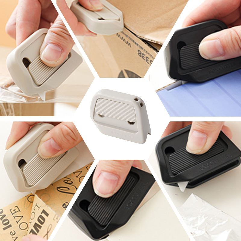 📦LAST DAY PROMOTION-BUY 1 GET 1 FREE! ✨ Mini Ceramic Paper Cutter, Ceramic Safety Blade, Pocket Sized, Auto-Retractable, Stays Sharp Up to 10X Longer Cutting Supplies Styrofoam Cutting Tool🔒📦