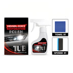 🔥LAST DAY SALE 50% OFF🔥 180ml Professional Car Headlight Restorer with Sponge