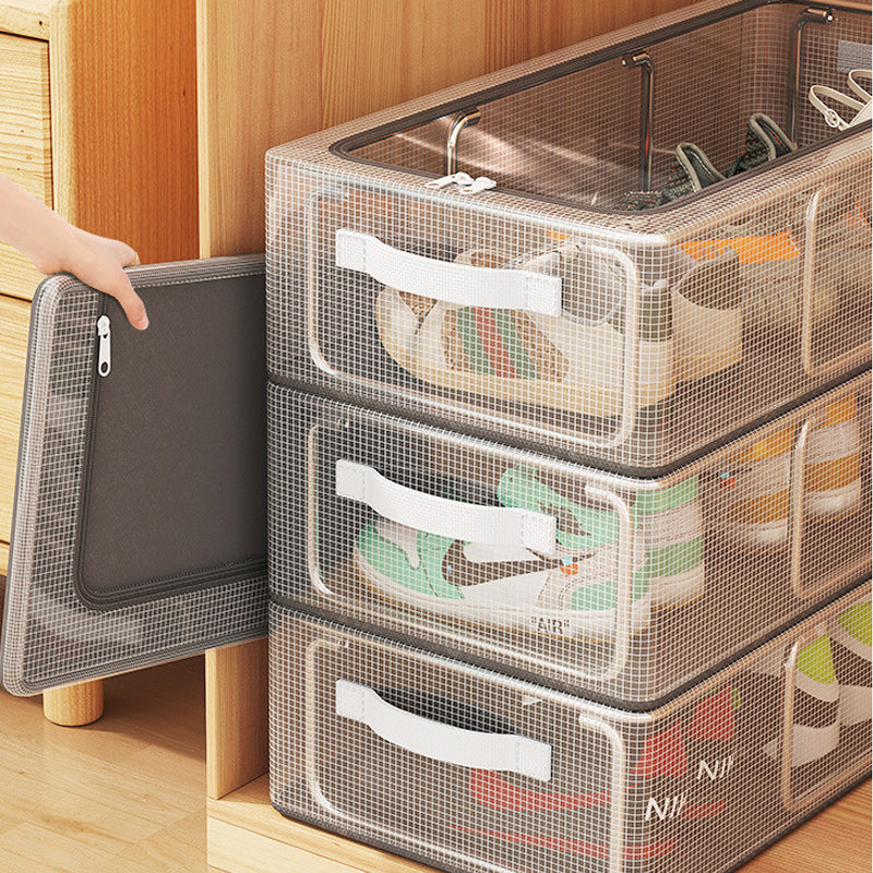 👟LAST DAY SALE 40% OFF!!💖PVC Shoe Storage Box - Waterproof & Foldable