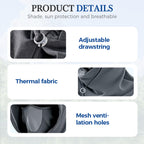 💗LAST DAY - BUY 1 GET 1 FREE💗Wildson Waterproof Fleece-Lined Hood