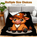 🎁Christmas Sale 49% OFF🎅✨Soft & Cozy Cartoon Cow Blanket