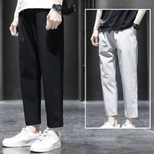 Summer breathable loose straight trousers